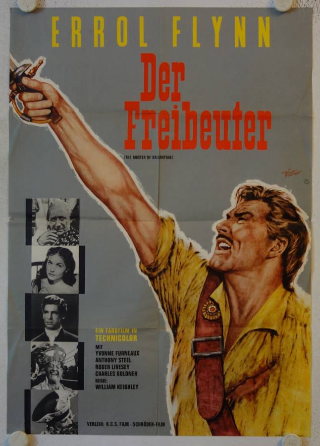 The Master of Ballantrae re-release german movie poster